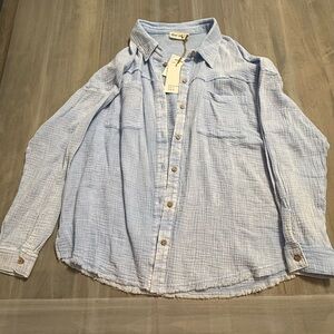 Light Blue Button-Up Shirt